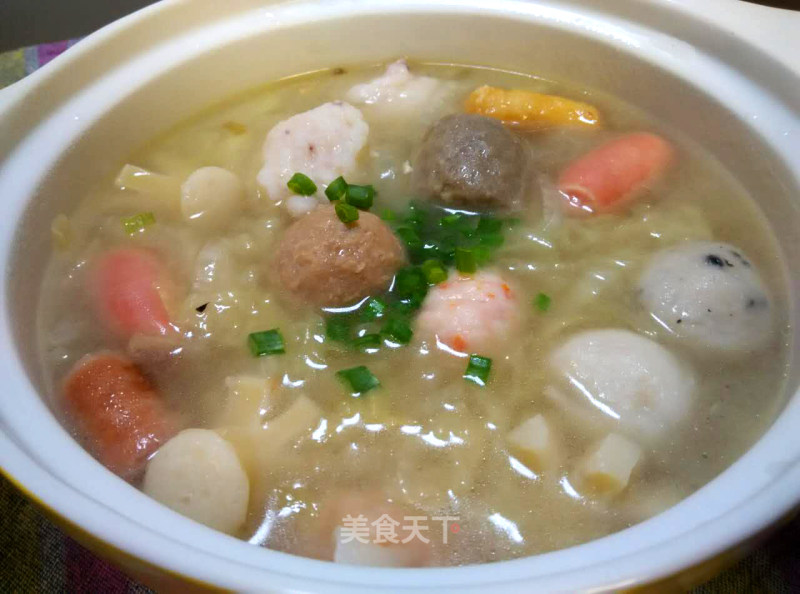 Cabbage Fish Ball Soup recipe