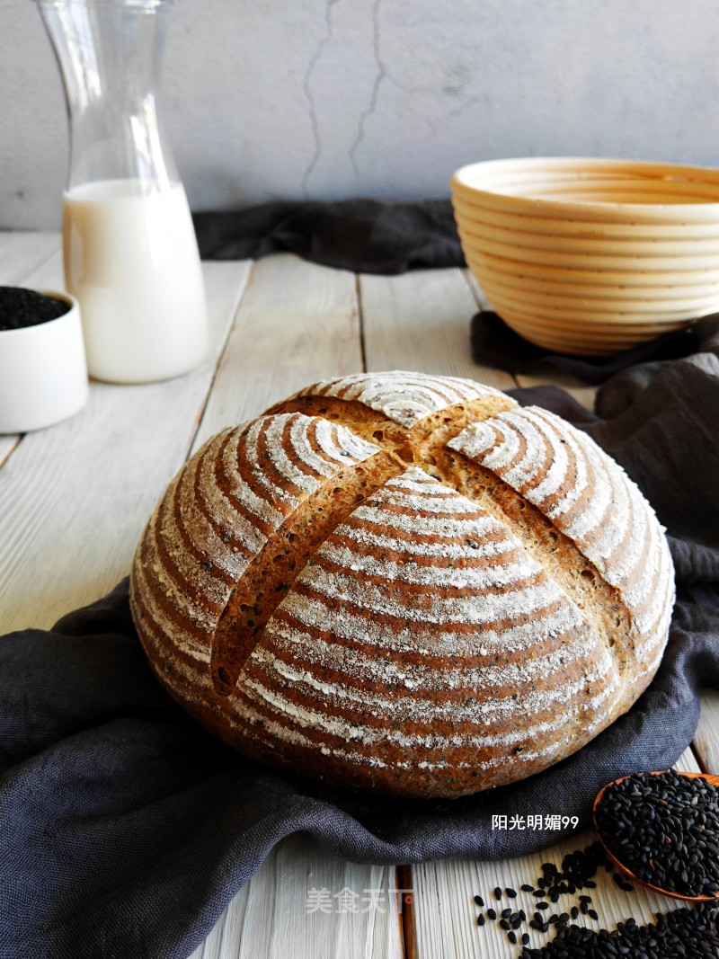 Black Sesame Ou Bun recipe