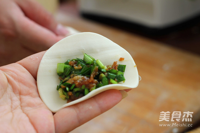 Leek Pork Dumplings recipe