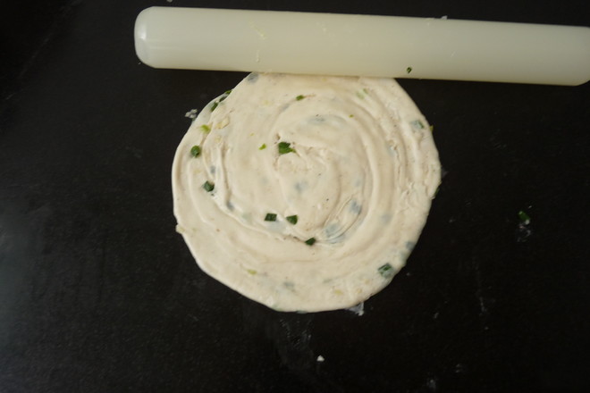 Minced Garlic Scallion Cake recipe