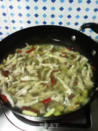 Appetizing Chicken Feet with Pickled Peppers recipe