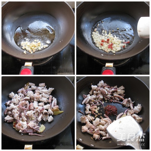 Sauce Fried Squid recipe