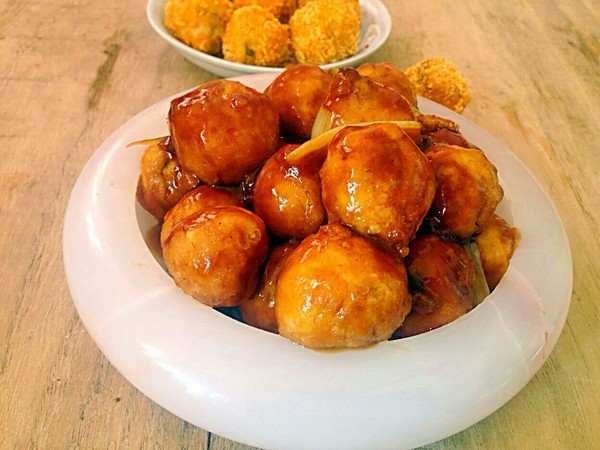White Vegetarian Meatballs recipe