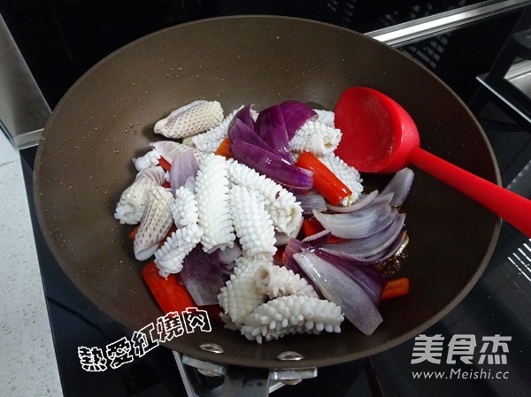 Sauce Fried Squid Roll recipe