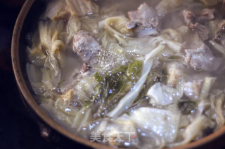 Stewed Pork Ribs with Dried Cabbage Soup recipe