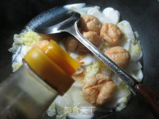 #trust of Beauty#boiled Rice Cake with Oily Gluten and Cabbage recipe