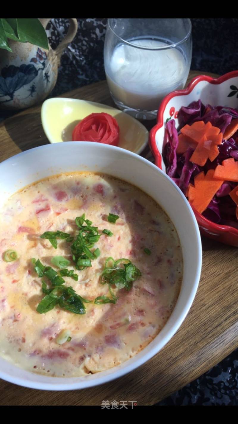 Tomato Steamed Egg recipe