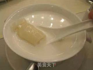 Milk Stewed Fish Maw (isinglass) recipe
