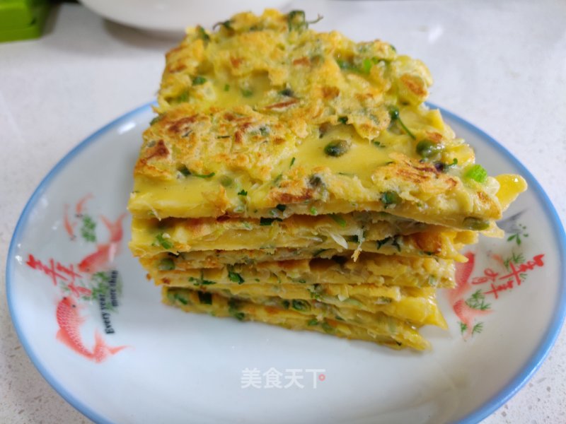 Sophora Flower Egg Pancake recipe