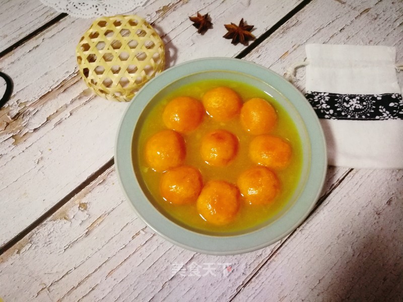 #团圆饭#orange Juice Sweet Potato Balls