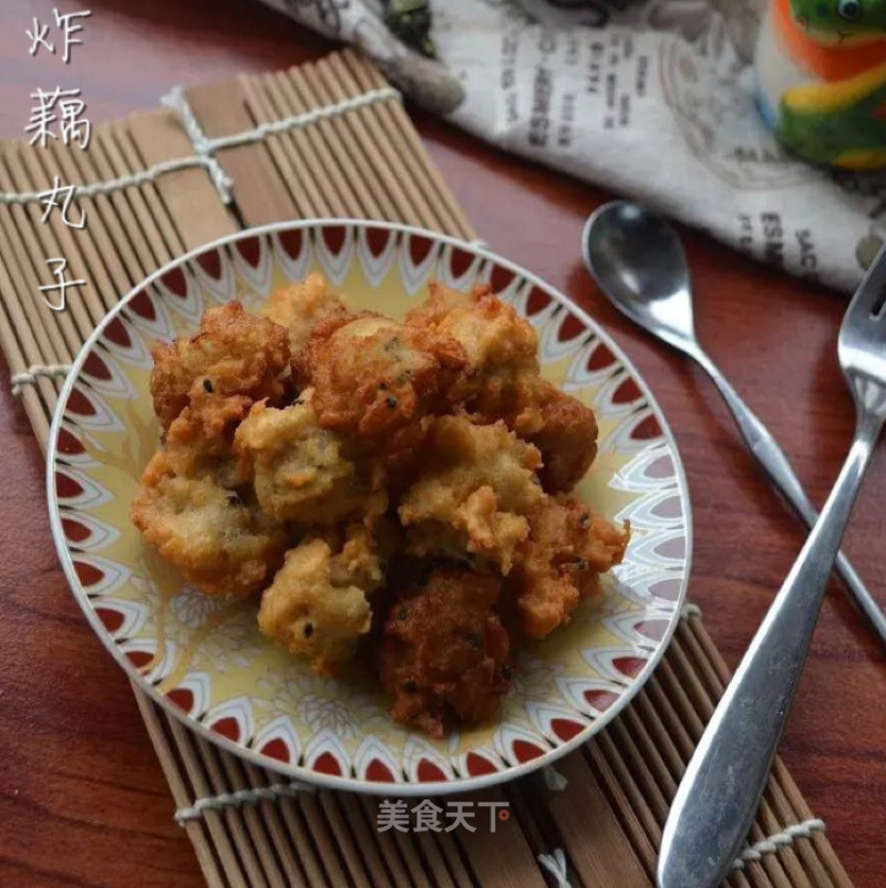 Fried Lotus Root Balls recipe