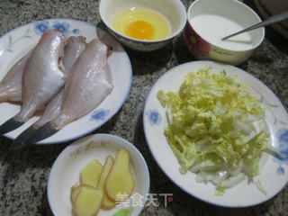 Egg White Vegetable and Rubber Fish Soup recipe