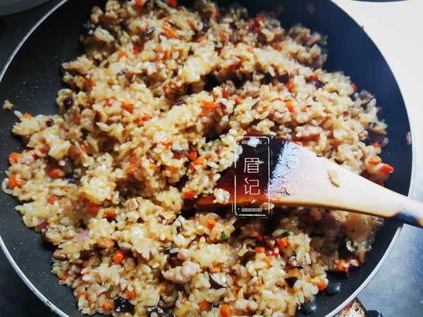 Fried Rice with Glutinous Rice recipe