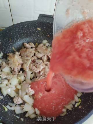 Pasta with Cheese and Meat Sauce recipe