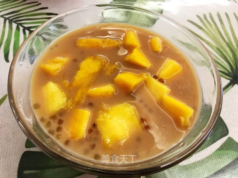 Milk Tea with Mango Sago recipe