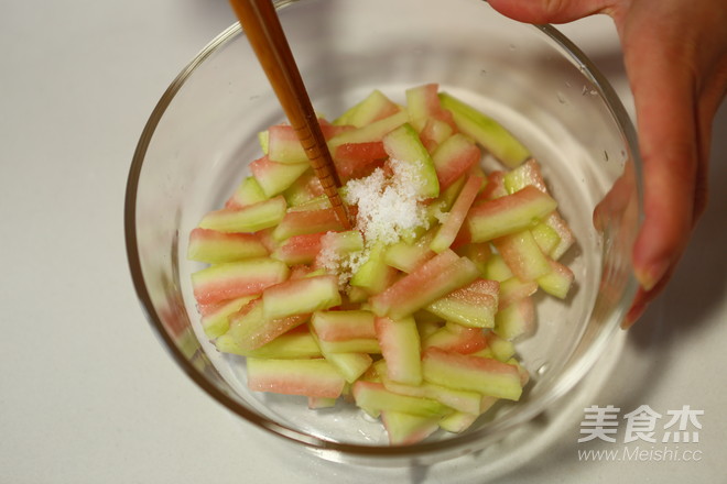 Cold Watermelon Peel recipe