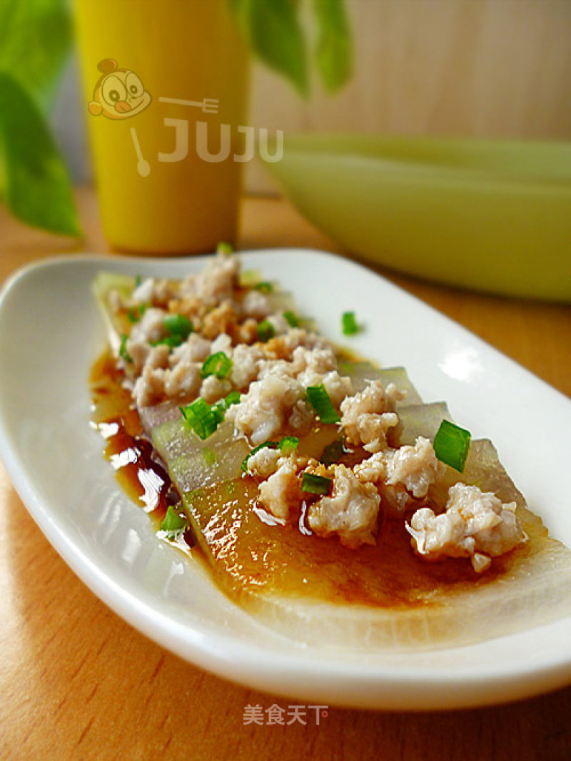 Crystal Winter Melon Slices with Minced Meat recipe