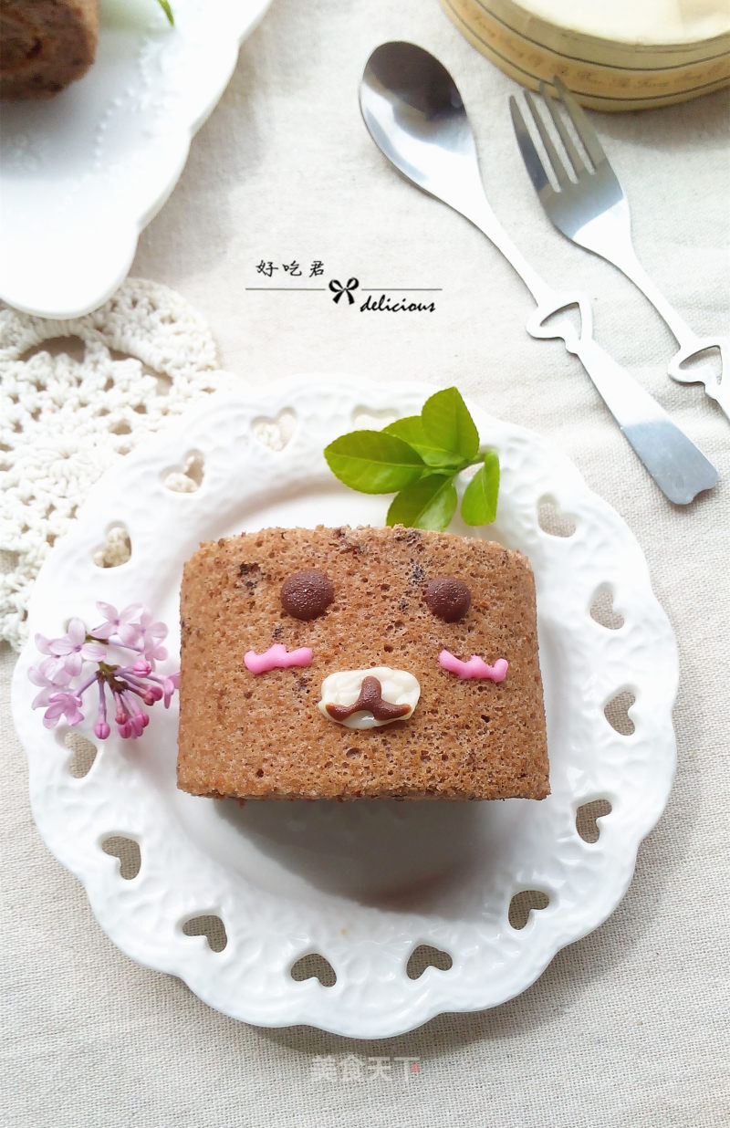 # Fourth Baking Contest and is Love to Eat Festival# Little Bear Cake Roll recipe