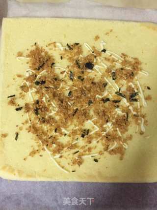 #四节baking Contest Cum是爱吃节#fong Floss Cake Roll recipe