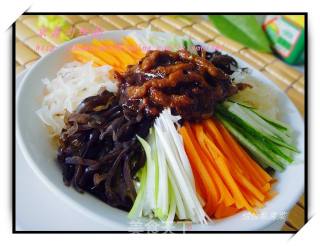 Fried Noodles---beijing Sauce Pork Noodles recipe