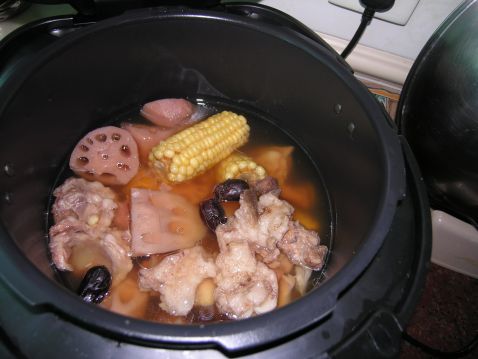 Lotus Root Corn Soup recipe