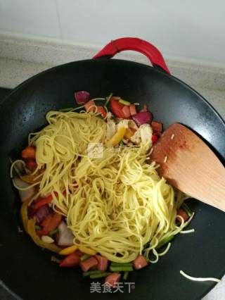 Homemade Fried Noodles recipe