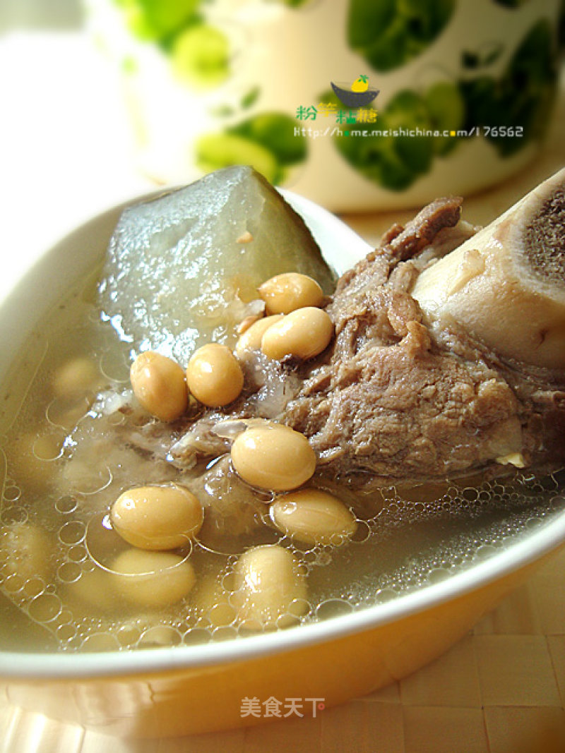 Soybean and Winter Melon Soup recipe