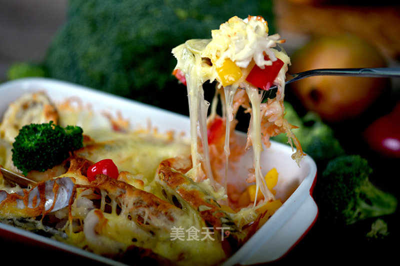 Depp Oven Recipe-seafood Baked Rice