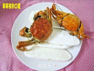 Crab Meat Rice Cake Strips recipe