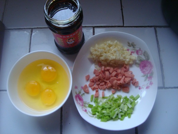 Garlic Egg Fried Rice recipe