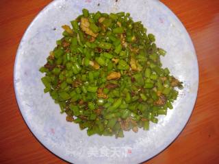 Minced Pork Convolvulus Stems recipe