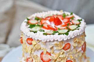 Strawberry Cream Cake recipe