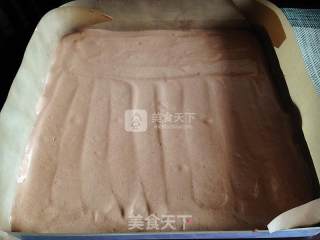 Cocoa Strawberry Chiffon Cake Roll-(28*28 Baking Tray) recipe