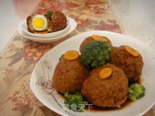 Meat Ball with Soy Sauce recipe
