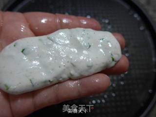 Glutinous Rice Strips with Salt and Pepper Chives recipe