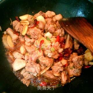 Stir-fried Duck with Hot Pepper recipe