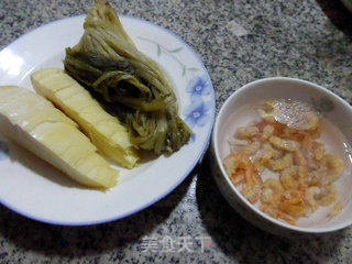 Stir-fried Winter Bamboo Shoots with Kaiyang Pickle recipe