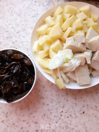 Tofu Stewed Potatoes recipe