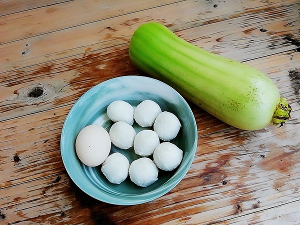 Loofah Fish Ball Soup recipe