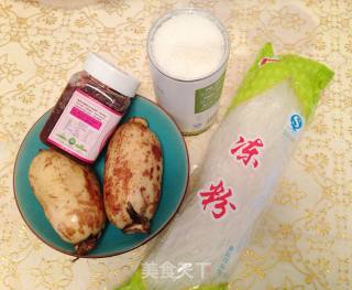 Rose Lotus Root Powder Milk Cake recipe