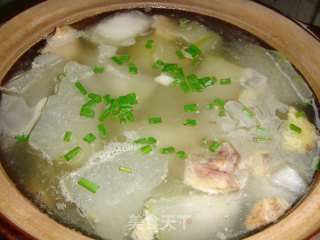 Salted Duck and Winter Melon Soup recipe