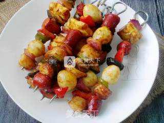 #aca烤明星大赛# Shacha Skewers recipe