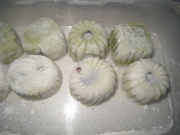 Matcha Snowy Mooncake recipe