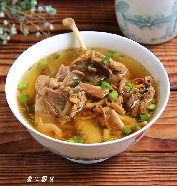 Stewed Old Duck with Mushrooms recipe