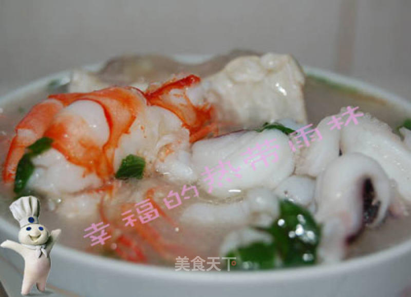 Seafood Congee recipe