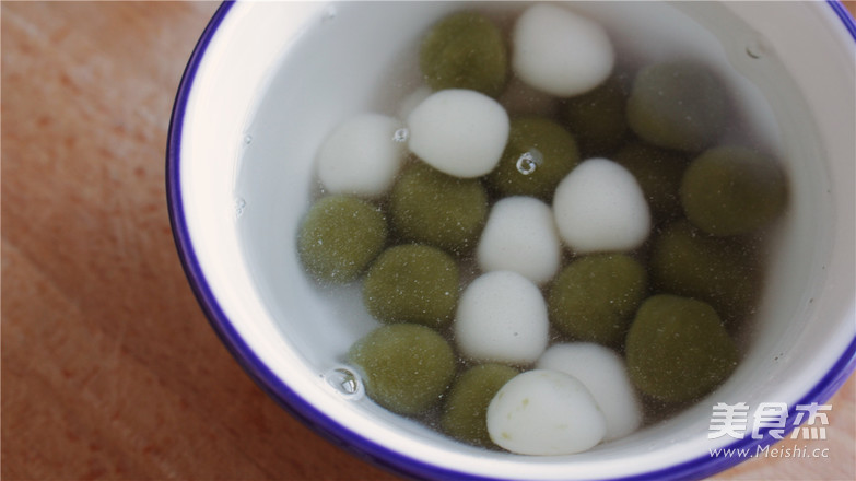 Matcha Honey Bean Balls, Plant A Spring in Your Heart. recipe