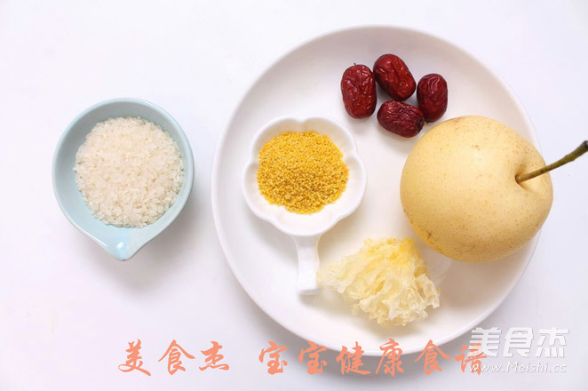 Healthy Recipes for Babies with Red Dates, White Fungus and Sydney Porridge recipe