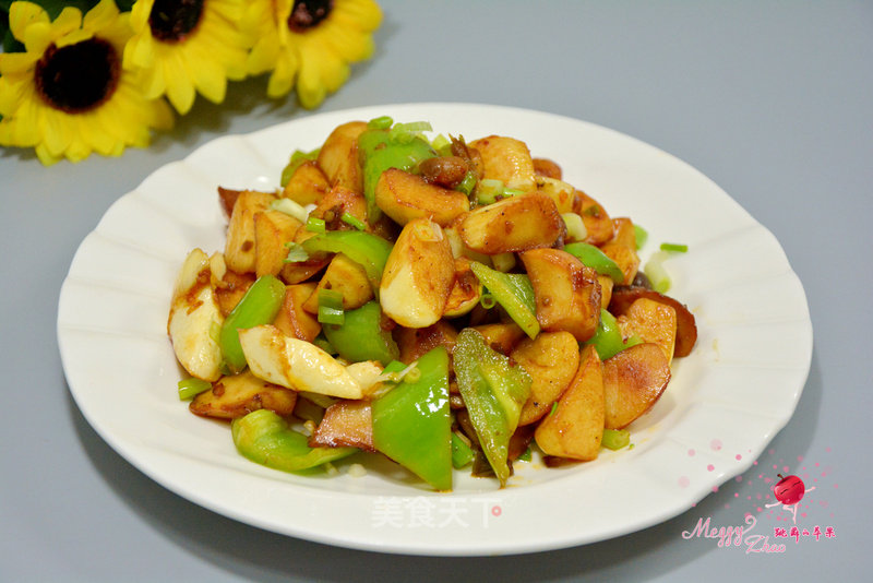 Spicy Zizania White King Pleurotus recipe