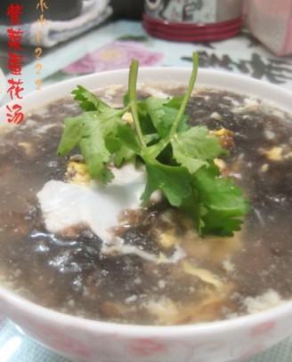 Seaweed and Egg Soup recipe