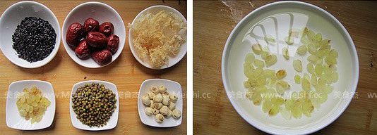 Lotus Seed and Saponin Rice Congee recipe